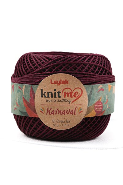 knitme Ață de tricotat manual din poliester, 50 gr, rezistentă, fără părți, care nu se decolorează, Ață Taka (1851)