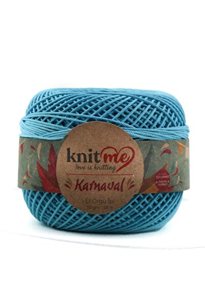 knitme كارنافال 50 جرام متين، لا يتكتل، لا يبهت غزل الحياكة اليدوية من البوليستر تاكا (1733)