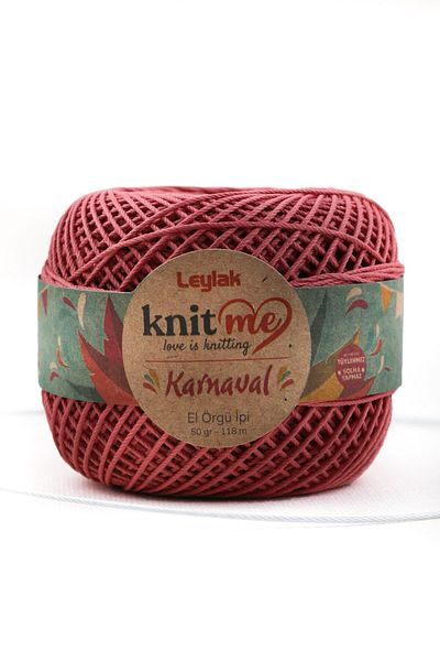 knitme Καρναβάλι 50 g Στιβαρό Χωρίς Στρίφωμα Χωρίς Χρώμα Πολυεστέρας Πλεκτό Χέρι Σχοινί Taka Yarn 6494