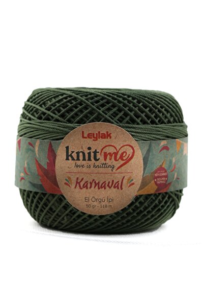 knitme Ață de tricotat manual din poliester, 50 gr, rezistentă, fără pătări, ...