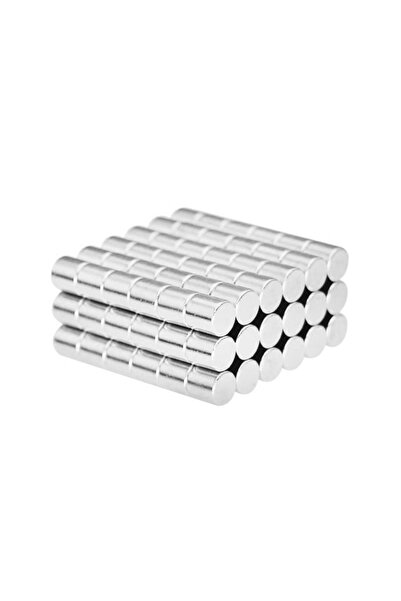 Mıknatıs AVM Neodyum Mıknatıs Disk - Silindir Tipi - Ø5x5 Mm - Çap 5 Mm, Kalı...