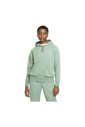 Nike Sportswear Swoosh French Terry Hoodie Kadın Sweatshirt - Yeşil Cz8896- 006 Fiyatı, Yorumları - Trendyol