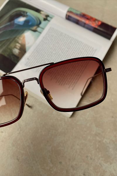 mylove Pou Gradient Sunglasses Brown