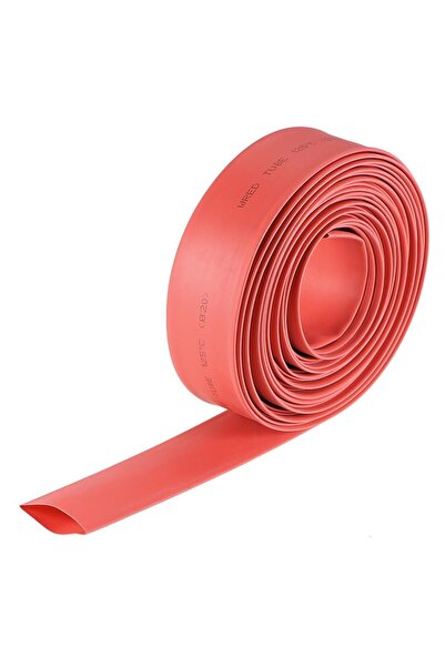 Mykablo Isı Ile 2/1 Daralan Makaron 80 Mm - Kırmızı - 25 Metre
