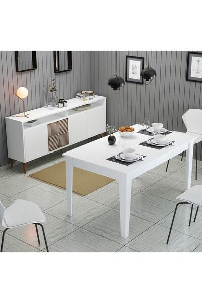 Variant Mobilya Variant Milan Yemek Odası Takımı - Beyaz