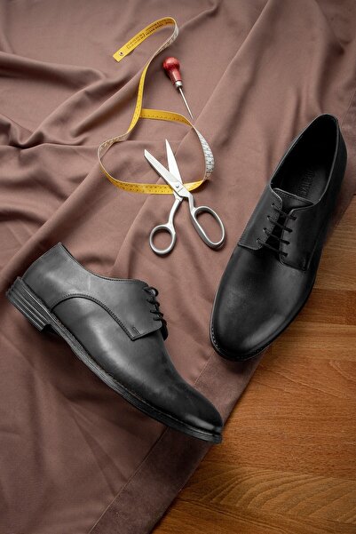 Ducavelli Мъжки класически обувки Pierro от естествена кожа, класически обувки дерби, класически обувки с връзки