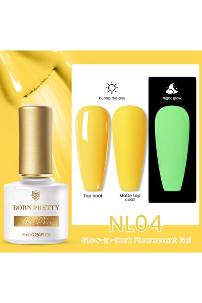 Born Pretty Neon Floresan  7ml Uv Kalıcı Oje