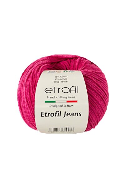 Etrofil Τζιν Αμιγκουρούμι Κλωστή Πλεκτομηχανής 50 Γρ. 049 Φούξια
