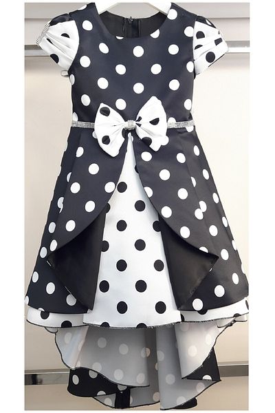 N.Y.YILDIZ Star Polka Dot Satin Tulle Evening Dress