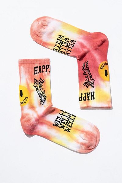Paul Kenzie Smile - Dye Unisex Batik χωρίς ραφή κάλτσες τένις - Να είστε θετικοί