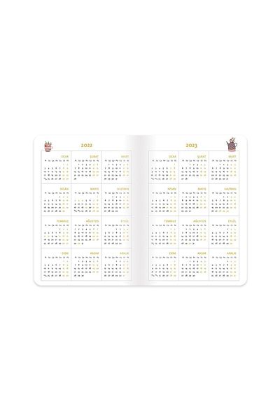 KESKİN COLOR Agendă academică cu copertă rigidă 17x24cm - Primăvara 830252-99