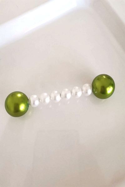 Emtory Home 6 Pieces Modern Green Pearl Fork Spoon Knife Serving Presentation Rests
