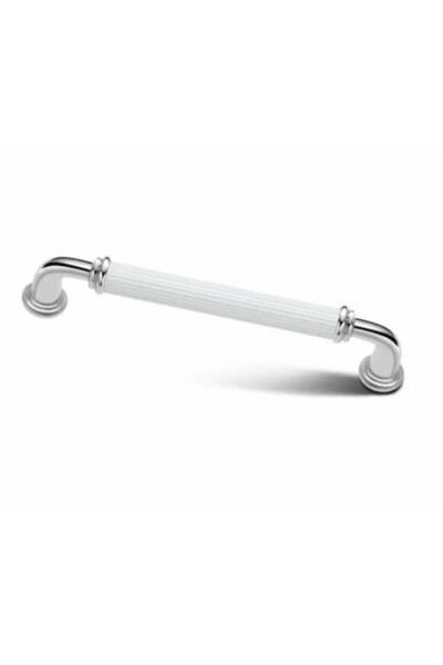 Porcellana Perla Alüminyum Metal Kulp. Yakut 96mm(9,6CM)-beyaz-krom-dolap Çek...