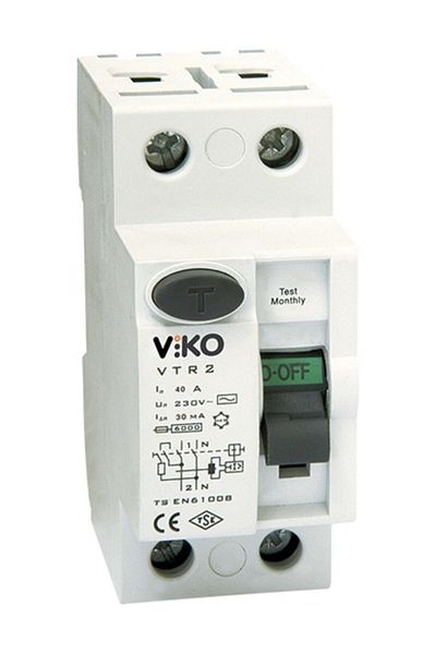 VİKO 2P 63A 30Ma Residual Current Protection Relay