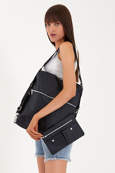 YOGII Kad1n Pu Δερμάτινο σακίδιο ώμου1 και τσάντα χειρός1 Λειτουργικό VIP με ...