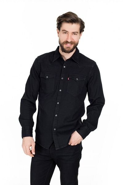 Levi's Barstow Western Standard Μαρμάρινο Μαύρο Δ