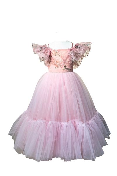 zühre balaban Rochie de seara pentru fete roz trandafir roz