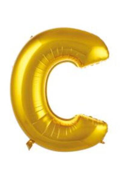 Çılgıntrend بالون فويل حرف C مقاس 34 بوصة مقاس 76 سم