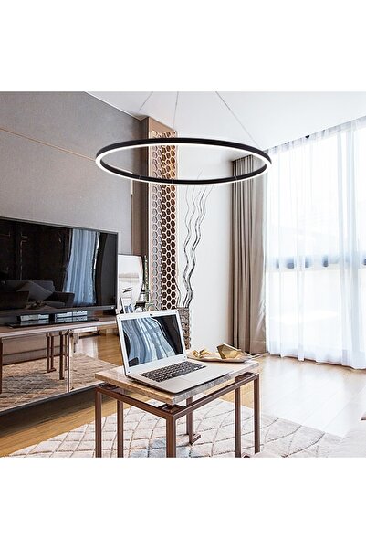 Genel Markalar Led Avize Sarkıt Cırkel Trv30041d Pro Ø100cm Boya:siyah - Işık...