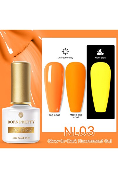 Born Pretty Neon Floresan  7ml Uv Kalıcı Oje