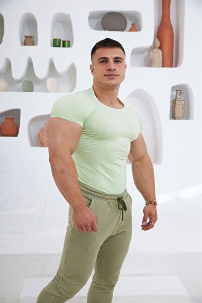 FAST EFFECT WEAR Performance Seamless T-shirt Yeşil