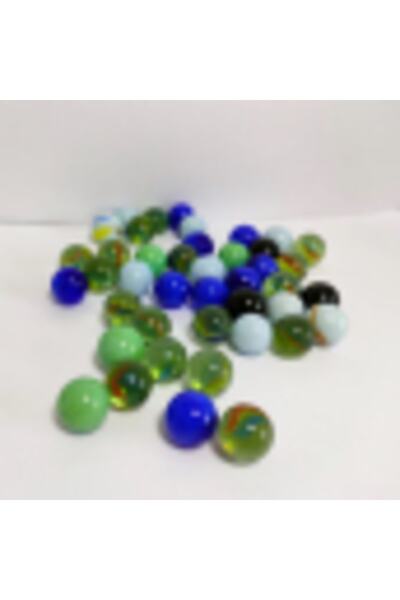 Mia Misket Oyuncak 75 Adet Bilye Cam Oyuncak Misket Seti Saf - Karışık Misket