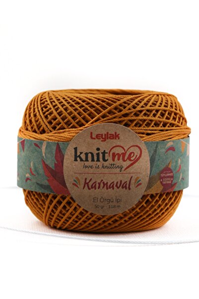 knitme كارنافال 50 جرام متين، لا يتكتل، لا يبهت غزل الحياكة اليدوية من البوليستر تاكا (0071)