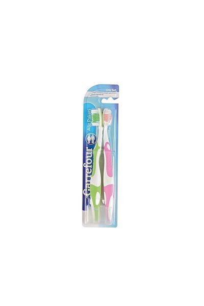 Carrefour Economical 2-Pack Toothbrush for the Family