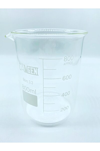 Genel Markalar 800ml Cam Beher Dereceli Borosilikat 1 Adet