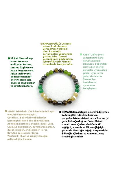 OSMANLI DOĞAL TAŞ سوار عين النمر المعتمد من عرق اللؤلؤ - افينتورين - اليشم - ...