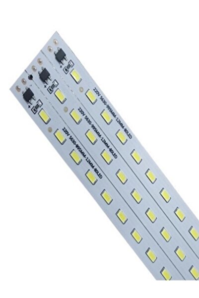 Hazar Led 220 Volt 5630 Ledli Led Bar Alüminyum Çubuk 80 Ledli Beyaz