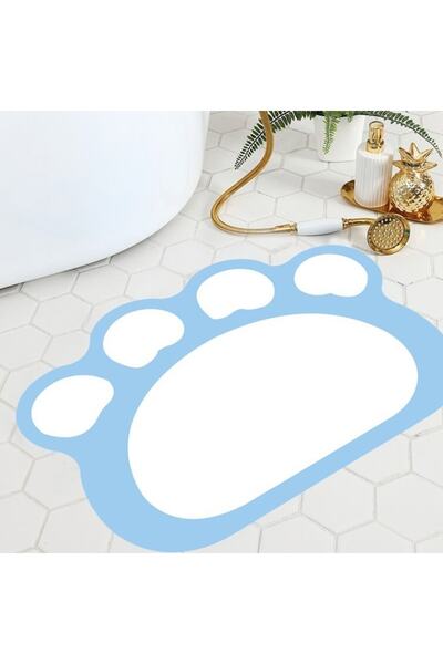 eco concept Cat Paw Trace Bath Mat, Bath Mat, Paw Mat 40x60 Cm
