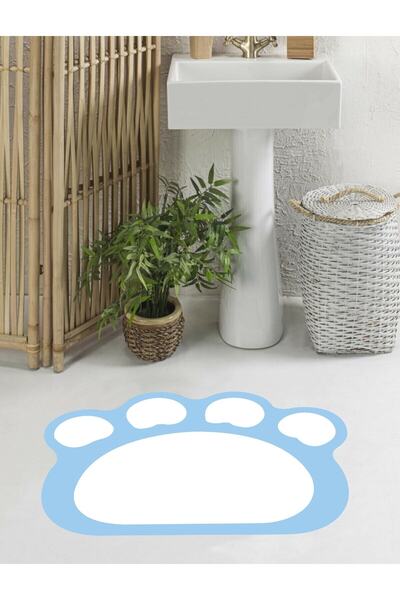 eco concept Cat Paw Trace Bath Mat, Bath Mat, Paw Mat 40x60 Cm