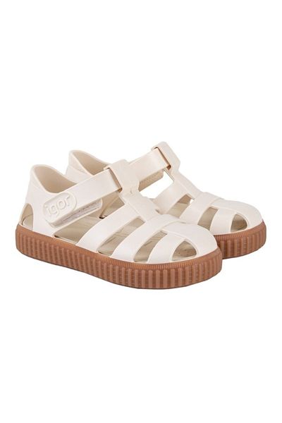 IGOR Nico Caramelo Ivory Unisex Kids Sandals