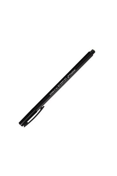 Dong-A Hexaplus Fiber Tip Fineliner Black Felted Pen
