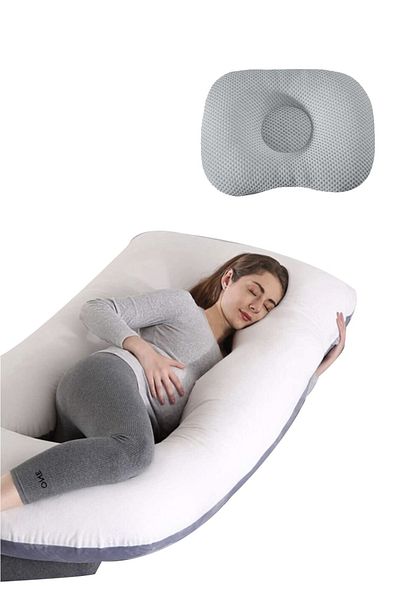 Çınar Reklam & Dış Ticaret Pregnancy Pillow with 5 Different Zone Supports (HEAD SHAPERING PILLOW GIFT)