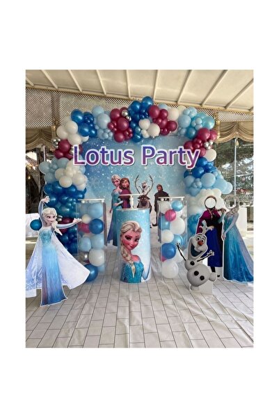 LOTUS PARTY 100 Pieces Elsa Themed Balloon Chain Set