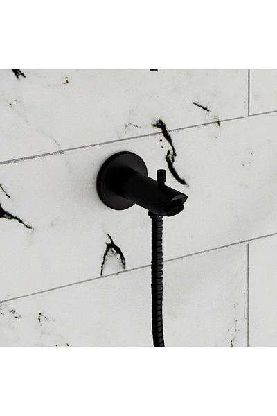 Fause Built-in Battery Beak Spout with Oval Router Black Kgg102-b