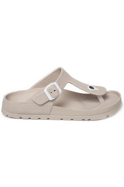 Twigy M1026 Γυναικείες παντόφλες Tw Jude Flip Flop Beige
