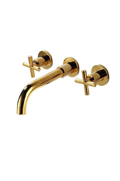 Fause Wall Built-in Sink Faucet Gold Gold Kda102-g