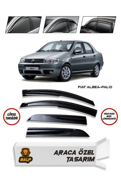 BALP Fiat Albea-palio Cam Rüzgarlığı 4lü Takım
