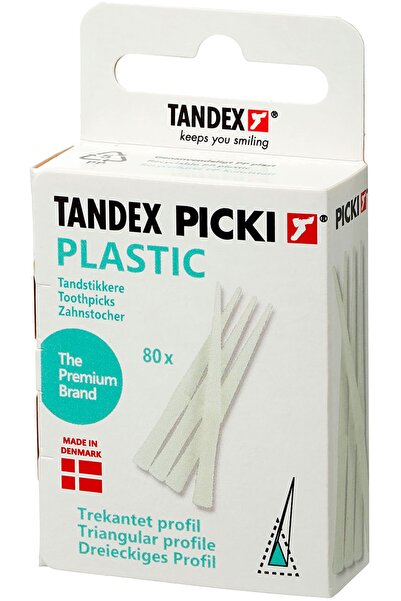 TANDEX Pıckı Plastik - White 80li