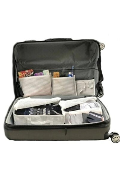 Xnews Bavul Içi Düzenleyici Valiz Organizer 6 Lı Set Çizgili