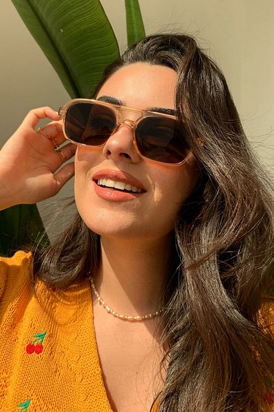Goldmine Unisex Glamor Sunglasses Nude