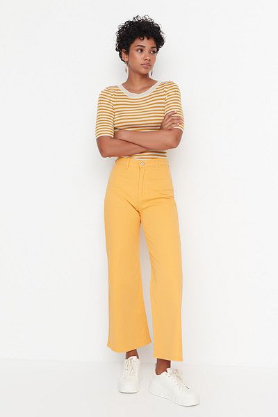 Trendyol Collection Jeans - Orange - Mom