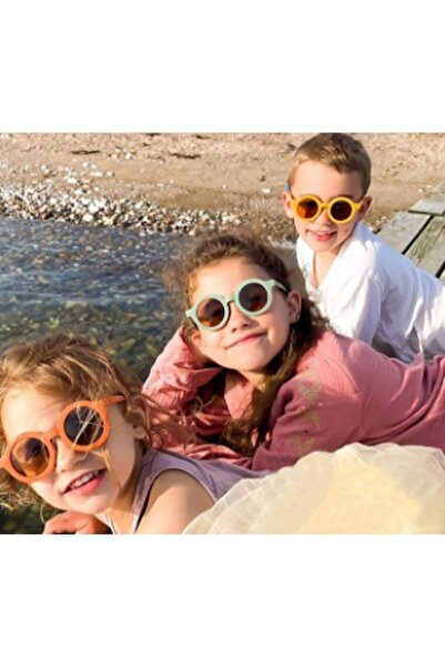 Pink Hippo Kids Unisex Scandinavian Model Children's Sunglasses UV400 Protected