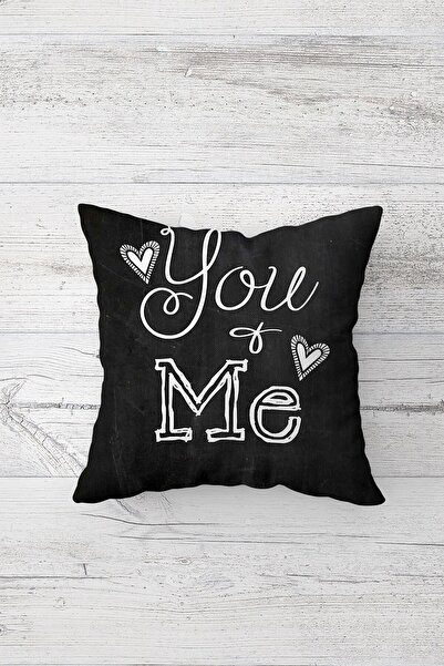 on the clouds You Me Double Sided Printed Hidden Zippered Pillow Case Throw P...