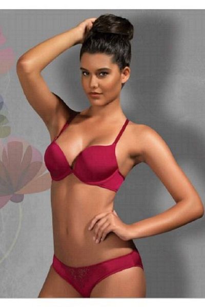 Golshan Sutien Push Up Heavy Garland Bordeaux pentru damă