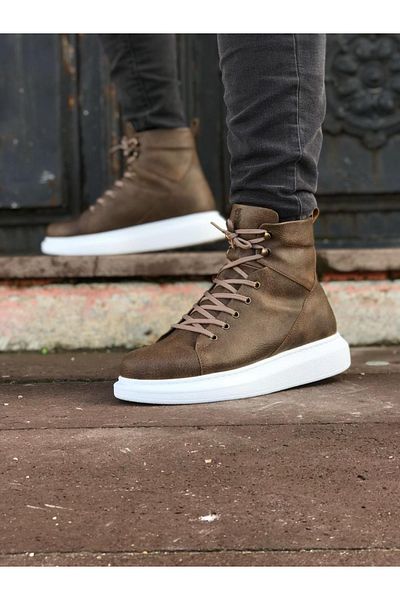 Knack Mink High Sole Shoes - B-080
