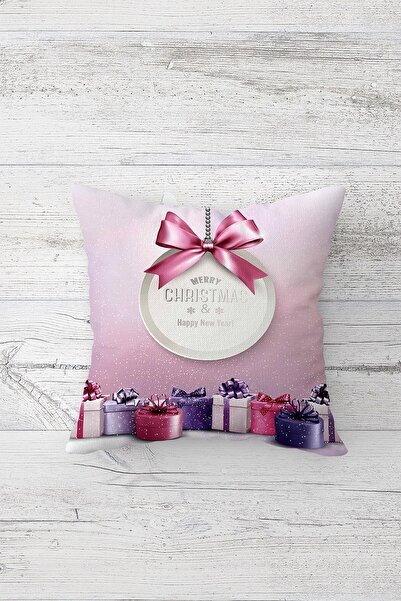 Pelangi Gift Box Christmas Themed Double Side Print Hidden Zipper Pillowcase ...